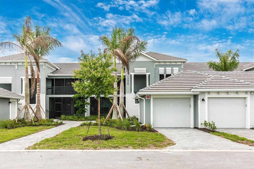 Stunning brand new 2-bedroom, 2-bathroom veranda condo available for monthly rental in Wellen Park Golf & Country Club! This amazing home offers an unparalleled lifestyle amidst lush greenery and serene surroundings.Step into the spacious living area flooded with natural light, perfect for entertaining guests or relaxing after a round of golf. The kitchen features modern appliances and ample counter space, ideal for preparing meals with ease. The master bedroom boasts view of golf course, king bed, walk in closet and large private bath, providing a tranquil retreat. The second bedroom is equally inviting and can serve as a guest room with two twin beds.Enjoy morning coffee or evening cocktails on your private patio with views of the golf course or have dinner on the additional front screened in patio.Residents of Wellen Park Golf & Country Club have access to golf course, pro shop, swimming pools, tennis courts & Pickleball courts, fitness center and more coming soon, ensuring every day is filled with leisure and recreation.Conveniently located near Downtown Wellen Park which includes tons of restaurants and shopping and outdoor activities with nightly live entertainments.  This condo offers both convenience and luxury living in a coveted neighborhood.