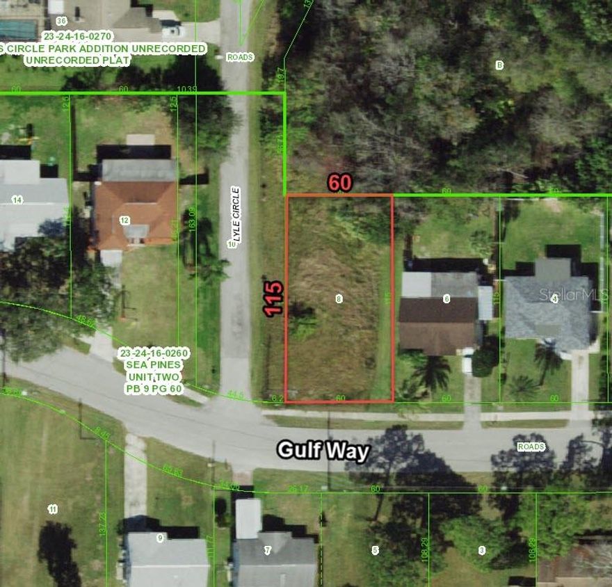 Hot Hot Hot!  Beautiful .16 Acre lot on a paved road with electricity and water services on the street.  Build your dream home today or invest in your future!  Located in the Sea Pines subdivision in Pasco  County.   Welcome to Hudson and Florida's Nature Coast, abundant with rivers and springs, state forests and preserves, and the waters of the Gulf coast.  Land and water adventures await your arrival.   Go hiking, biking, riding, boating and more.  Shopping, dining, and entertainment are all nearby.   Easy access to US 19, I-75 and the Suncoast Parkway make the Tampa Bay area, Orlando, and Ocala all an easy trip.   Buy this property today for a quick cash price of $23,900.  That's a steal in this market!  
The property is a vacant lot and does not yet have an official assigned address.  The 8401 address used is from online sources and is for location and marketing purposes only.  Use the home address next door of 8407 Sea Pines Drive, Hudson to navigate to the area.  The subject is the vacant lot immediately west of this home (to the left if you are looking at the property).  This is also the northeast corner of Gulf Way and Lyle Circle.  From the corner of U.S. 19 and Sea Pines Drive, head west and north on Sea Pines Drive. For .1 mile.  Turn Left (West) on Gulf Way.  The subject is the vacant lot on the right at the northeast corner of Sea Pines Drive and Lyle Circle, immediately after the home that has an address of 8407.
