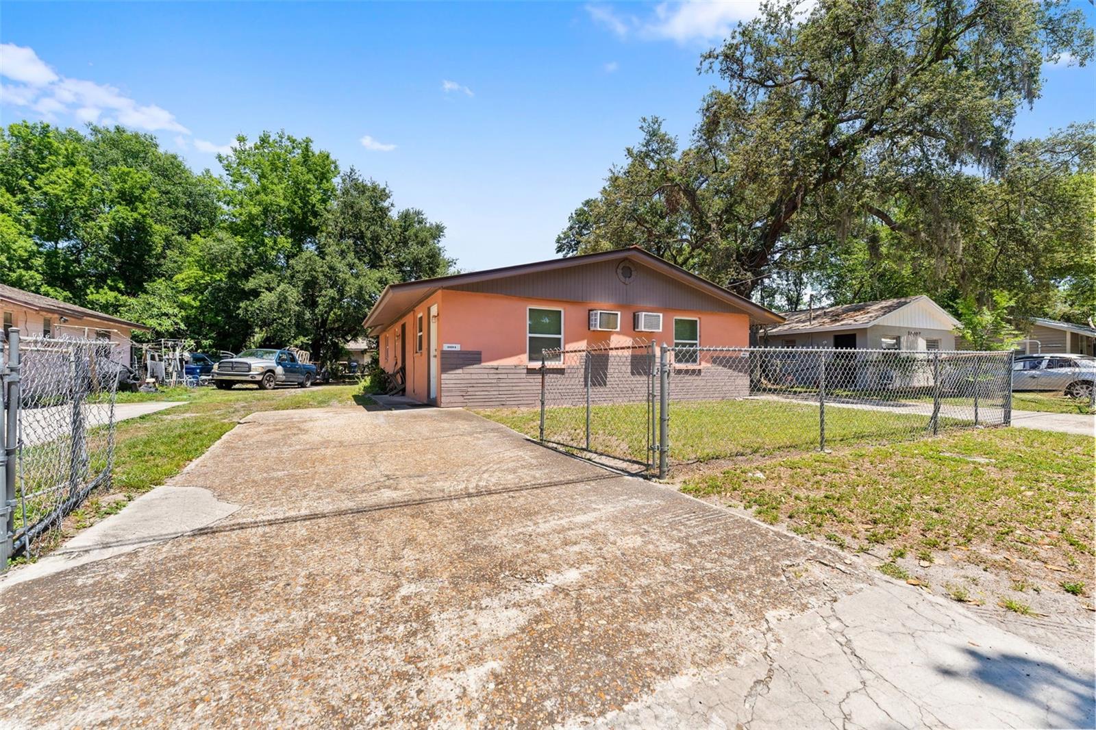 Investor opportunity! This income-producing duplex offers excellent potential with stable, long-term tenants and rents currently well below market value. Both units are 1 bedroom, 1 bathroom, each featuring a separate living room, kitchen, and private driveway, providing a desirable level of privacy and independence for occupants.
Constructed with durable block and finished with stucco, the property also includes a shingle roof, city water and sewer, and paved road access. There are two electric meters—tenants pay their own electric—and one shared water meter, with water included in rent. Both units are equipped with window AC units.
One tenant has been in place for 15 years and the other for 7 years. Both are on a month-to-month lease, offering flexibility for future rental adjustments or improvements. With some updates, there's significant room to increase income and overall property value.
Whether you're a seasoned investor looking to maximize returns or a first-time buyer exploring multi-family income potential, this duplex is a solid choice with great upside. Schedule your showing today and unlock the possibilities.