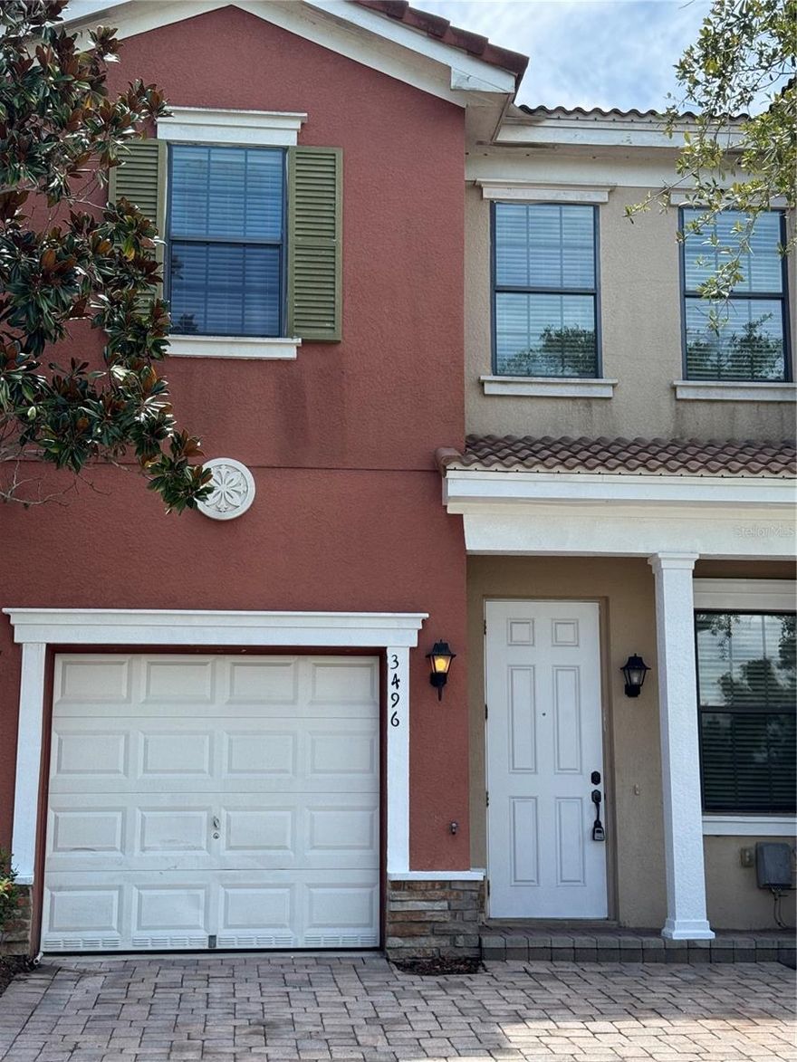 Location, Location, Location.... Welcome to your dream home in Kissimmee! This stunning Townhome boasts 3 spacious bedrooms, 2.5 luxurious bathrooms, and a sparkling perfect water view for relaxing and entertaining. The modern kitchen features sleek granite counters, stainless steel appliances, and ample cabinet space for all your culinary needs. The living and dining areas are adorned with elegant tile flooring, creating a seamless flow throughout the home. Imagine hosting family and friends for gatherings in the backyard oasis. Located in a gated neighborhood, this home offers the perfect combination of comfort, style, and convenience. With easy access to shopping, dining, entertainment, and major highways, you'll have everything you need right at your fingertips. Don't miss the opportunity to make this exquisite property your own and start living the Florida lifestyle you've always dreamed of. Schedule a showing today and experience the magic of Kissimmee living in this beautiful home.