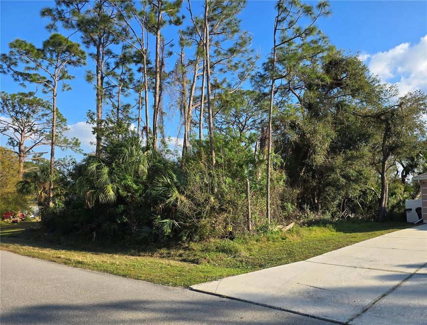 LOCATION! ON CITY WATER!! Convenient location at one of fast growing city of North Port. Front yard facing North. NOT IN A FLOOD ZONE or HOA. Excellent location, peaceful neighborhood, minutes from I-75 & Tamiami Trail. Don't miss this one;