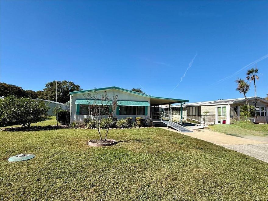 Welcome Home to Continental Country Club Living!
This charming 2-bedroom, 2-bath home offers a spacious, open layout with plenty of versatility and comfort. The front entrance opens into a bright living space that flows beautifully, making this an ideal home for relaxing or entertaining. Need more room? The flexible floor plan includes an area that can easily be transformed into a 3rd bedroom, office, or craft room to suit your lifestyle.
The home features an island kitchen with abundant counter space, breakfast nook, and plenty of cabinets for extra storage, making meal prep a breeze. Enjoy Florida living year-round in the screen room, perfect for morning coffee or unwinding at the end of the day.
Outside, you’ll love the double driveway, bonus extra parking, and a good-sized yard that gives you space without the upkeep. The updated roof and AC for added peace of mind.
Located near the back entrance of Continental Country Club, you’ll have quick access to local attractions, shopping, and daily conveniences. Continental Country Club offers a resort-style lifestyle with amenities such as an 18-hole golf course, clubhouse, pool, restaurant, fitness center, tennis, pickleball, and endless social activities.
This home truly blends comfort, convenience, and community — a perfect place to start your next chapter!