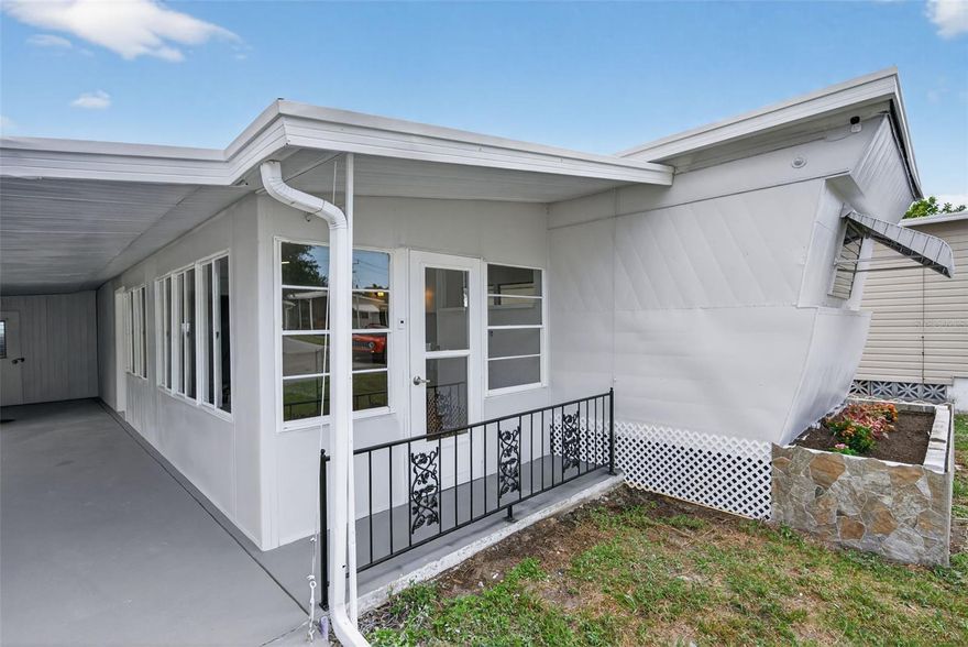 One or more photo(s) has been virtually staged. Beautiful and Updated| Flood Zone X | No lot rent | Financing Available| 
Enjoy the Sarasota lifestyle in this beautifully remodeled 3-bedroom, 1-bath turnkey home located in Tri-Par Estates, known for its resort-style amenities and unbeatable location. This 55+ community is just minutes from downtown Sarasota, marinas, dining, museums, SRQ Airport, and the world-famous beaches of Siesta Key and Lido Key.  Step inside to discover a bright, open layout, a new kitchen, and thoughtful finishes throughout. The home has been fully renovated, including energy-efficient mini-splits for year-round comfort. 
Tri-Par Estates delivers resort-style amenities: a large pool, a brand-new large spa (nearly finished), a tiki hut, pickleball, a fitness center, shuffleboard, mini-golf, horseshoes, and game rooms with ping-pong and billiards, plus arts & crafts and a lively clubhouse that hosts dinners, dances, meetings, and yes, bingo.
Ownership here is simple: you own the land, and there’s no separate HOA payment; the annual $1,648 assessment is included in your property taxes. The community is golf-cart friendly, with optional RV/boat storage when space permits.
Schedule your private showing today.