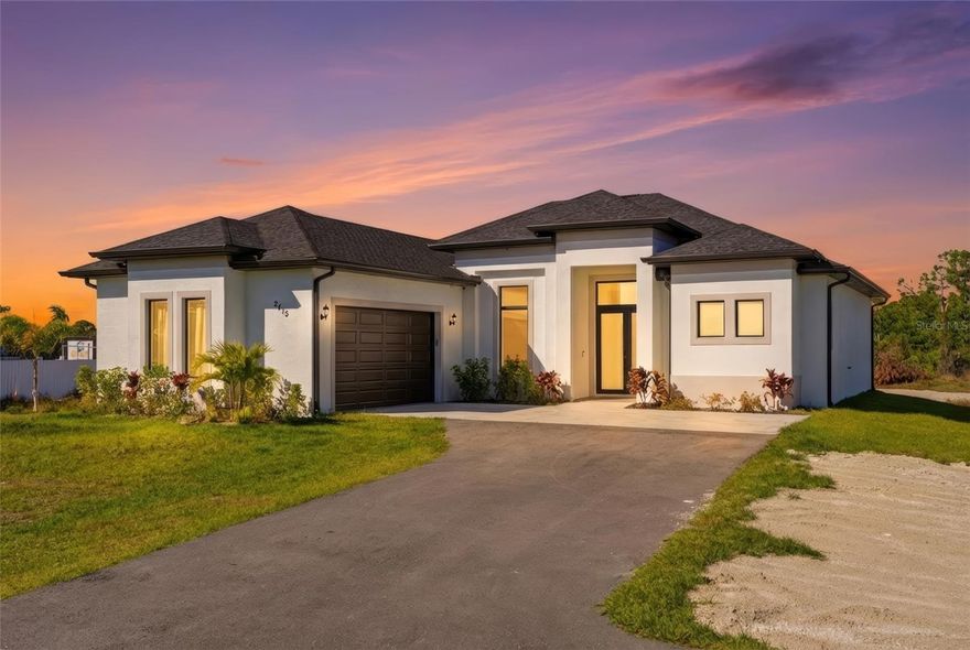 Experience refined modern living paired with the freedom of open land in this exceptional 2025-built residence, perfectly situated on 2.5 horse-zoned acres in the highly desirable Golden Gate Estates area. This 4-bedroom, 3-bath modern home offers a rare opportunity to enjoy privacy, space, and lifestyle flexibility without sacrificing convenience or accessibility.  Designed with clean lines and contemporary finishes, the home delivers a seamless blend of sophistication and comfort. Expansive interiors are filled with natural light, offering generous living spaces ideal for both everyday living and elegant entertaining. Every detail reflects thoughtful modern design while leaving room for personalization.  Outdoors, the property truly shines. With ample usable acreage, this estate invites you to bring your vision to life whether that includes horses, barns, gardens, a guest house, or custom outdoor amenities. The land offers endless possibilities to create a private retreat tailored to your lifestyle, all within a prestigious equestrian-friendly setting.  Centrally located in Golden Gate Estates, the home provides the perfect balance of tranquility and convenience. Enjoy close proximity to new and upcoming restaurants, shopping, and local amenities, while benefiting from easy access to major highways making commutes and travel effortless. This prime location allows you to enjoy the serenity of estate living while staying connected to everything Naples has to offer. A rare combination of modern luxury, expansive land, and prime location, this property is ideal for those seeking space, freedom, and an elevated way of life. Schedule your showing today!!!