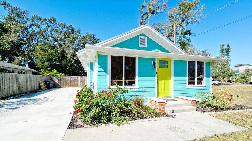 Welcome home to this beautifully restored 1940s bungalow, where charm meets modern rustic comfort. From the moment you step inside, you’ll feel the warm, inviting atmosphere that makes this home truly special. Every detail has been thoughtfully updated, including new plumbing, electrical, insulation, water heater, windows, HVAC, roof, and interior finishes—no stone was left unturned in this renovation.
The kitchen features solid wood cabinetry, granite countertops, and a gas range, making it a true chef’s delight. Step outside to your private backyard oasis, complete with a spa and outdoor cooking area—perfect for entertaining or simply enjoying the Florida lifestyle in your own peaceful retreat.
Bring your boat or RV—there’s plenty of space with hookups available. Ideally located in the heart of Bradenton, this home is just minutes from shopping, dining, medical facilities, and the beach. This exceptional property is a must-see. Schedule your private showing today.