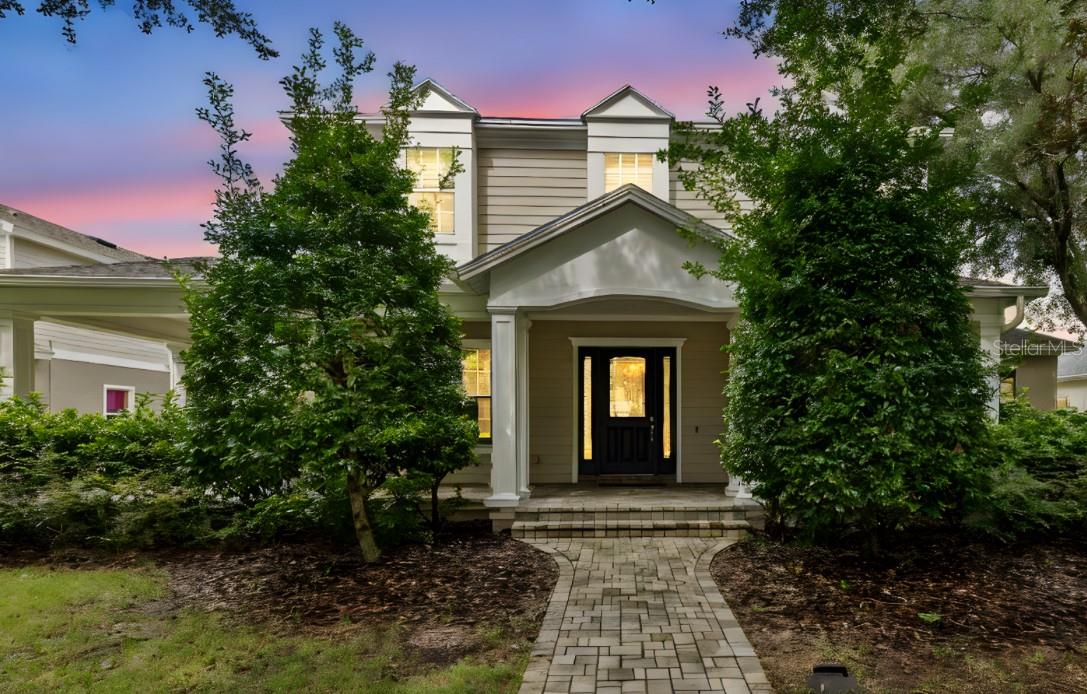 Welcome home to this stunning 4-bedroom, 4.5-bath craftsman-style residence offering timeless charm and abundant living space in the heart of the Garden District in FishHawk Ranch. From the moment you step through the grand entrance adorned with crown molding, you’ll be captivated by the elegance, freshly painted interior, and thoughtful design throughout.The beautifully updated kitchen features a gas range, modern finishes, and a spacious dinette, seamlessly flowing into the living room with custom built-ins. Perfect for entertaining, this home also boasts a formal dining room for gatherings and celebrations.With two primary suites on the main level, each with walk-in closets (one suite featuring two walk-ins), this layout is ideal for multi-generational living or a private in-law retreat. An office with French doors opens onto the inviting wraparound porch, complete with classic detailing—making it the perfect spot for morning coffee or evening relaxation. The office also includes a closet, offering flexibility as a 5th bedroom.The grand staircase leads to a generous bonus room and two additional bedrooms, providing a versatile space for family or guests. Outdoors, the home continues to impress with two covered porches in the back overlooking the fenced yard—designed for dining al fresco, entertaining, or simply enjoying peaceful Florida evenings. A 3-car garage provides ample storage, and considerate touches like the water softener add everyday convenience.Located in the highly desirable, amenity-rich community of FishHawk Ranch, you’ll enjoy resort-style pools, parks, trails, fitness centers, and top-rated schools—all just minutes from your doorstep.
This home blends classic elegance, modern updates, and functional design, creating a truly rare find in one of Tampa Bay’s most sought-after neighborhoods.