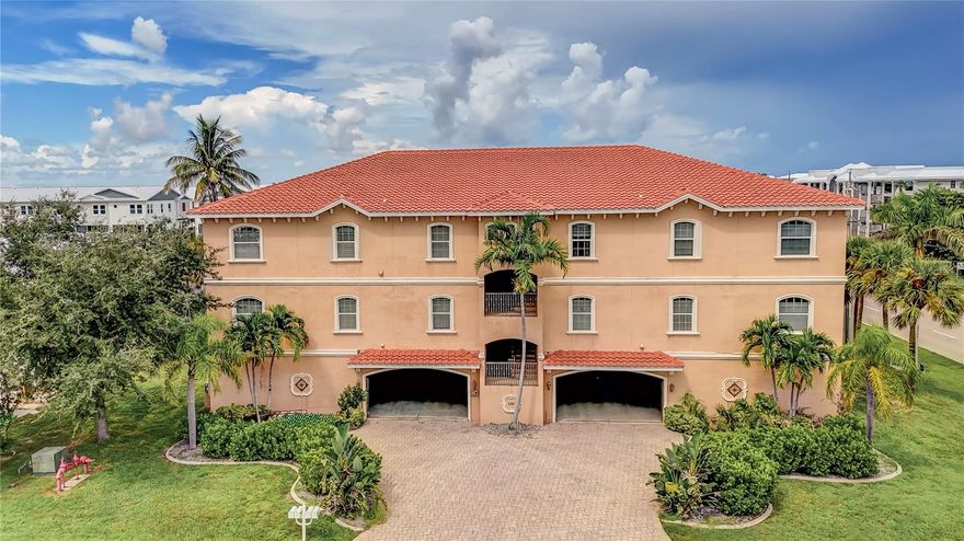 Luxurious Penthouse in Punta Gorda Isles with Private Boat Lift

Experience true waterfront living in this exclusive Siesta Cove penthouse, one of only four residences in the building. This spacious 3 bedroom, 2 bath condominium offers 1,892 sq ft of thoughtfully designed living space with soaring ceilings, abundant natural light, and sweeping sunset views from the oversized covered lanai.

Boating enthusiasts will appreciate the private deeded slip with a 10,000 lb lift, providing quick access to Charlotte Harbor and beyond. After a day on the water, enjoy the community’s resort-style amenities, including a heated pool and spa set in a tropical courtyard. The building offers secured entry, elevator access, ground-floor covered parking for two vehicles, and private storage lockers, combining comfort and peace of mind with the convenience of condo living.

Inside, the open floor plan seamlessly blends style and functionality. The great room flows to the expansive lanai, complete with an outdoor grill, making it ideal for entertaining or relaxing at the end of the day. The kitchen features recent upgrades including a 2024 refrigerator, 2023 garbage disposal, and 2021 dishwasher. A new hot water heater was also installed in 2024.

The primary suite is a private retreat with water views, and a spa-inspired bath featuring a spacious walk-in shower. Two additional bedrooms provide versatility for guests, family, or a home office. A full laundry room, complete with washer, dryer, cabinetry, and workspace, makes everyday tasks simple and efficient.

This residence is being offered furnished and includes a transferable home warranty valid through August 20, 2026, creating a true move-in ready opportunity.

The location is unmatched. Siesta Cove is just a short walk to Fishermen’s Village, offering shopping, dining, and live entertainment. Downtown Punta Gorda is minutes away by bike, with waterfront parks, marinas, and a vibrant cultural scene. By boat, the harbor and open Gulf waters are within easy reach, providing endless opportunities for adventure.

With only four units in the building, Siesta Cove combines exclusivity, space, and convenience in one of Punta Gorda’s most desirable waterfront settings. This penthouse delivers the comfort of a single-family home with the benefits of maintenance-free condo living. Schedule your private showing today and see why Punta Gorda Isles continues to be one of Florida’s most sought-after waterfront communities.