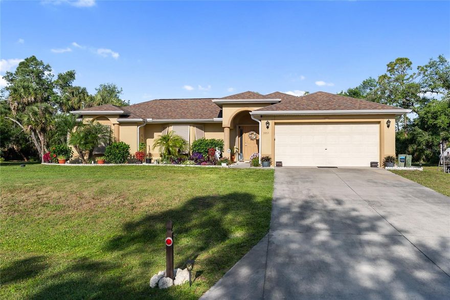Rare 3BR/2BA Home on 5 Lots – Endless Possibilities in North Port!

This meticulously maintained 3-bedroom, 2-bath home sits on five expansive, connected lots, offering unparalleled privacy, flexibility, and future potential. Whether you're seeking a serene homestead or investment opportunity, this property checks all the boxes.

Recent upgrades include a new roof, well-maintained A/C system, and a beautifully updated kitchen with new countertops, cabinetry, and a reverse osmosis water system. A whole-house alarm system provides added security and peace of mind.

Enjoy the outdoors with majestic 100-year-old oak trees, a fire pit, and plenty of open space—perfect for gatherings or quiet relaxation. The property is high and dry, with no flooding during the last hurricane. Plus, zoning allows for the construction of outbuildings, greatly increasing the property’s utility and value.

Take a full tour with the 3D virtual walkthrough, showcasing both the inviting interior and sprawling grounds.

Located in a quiet, established neighborhood with easy access to I-75 and all that North Port has to offer. Homes like this—on five subdividable lots—are incredibly rare in this rapidly growing area.

Don’t miss your chance to own a unique piece of Florida paradise. Call today to schedule your private showing!