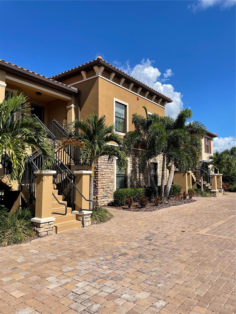 AVAILABLE APRIL 1 2025 FOR ANNUAL OR SEASONAL RENTAL. ANNUAL RATE
$3250 off season MAY-NOVEMBER 2025 RATE $3250 MONTH. NOW Available for next season December 2025-April 2026 @ $6000/month. Meticulously maintained, gorgeous 2 Bedroom plus a Den Condominium with a screened-in lanai, located in the beautiful Esplanade Golf and Country Club at Lakewood Ranch Fl. This beautiful Mediterranean inspired condominium is located with direct views of the golf course, in the Esplanade Golf and Country Club at Lakewood Ranch FL. Combining the beauty of Southwestern Florida with Tuscan inspired architecture, breathtaking golf vistas, nestled in lush landscaping, along with first class resort style amenities are sure to please! A multitude of uniquely designed, social spaces abound for you to enjoy, along with luscious tropical pools, a state of the art fitness center and private parking for your convenience. These are just a few of the many reasons we know you will enjoy this brand new seasonal vacation find! King bed in the master bedroom with side table and dresser and a TV, 2nd bedroom has queen bed with side table and dresser, living room has double power recliner sofa, chair and a TV, dining area has table and 4 chairs, kitchen island includes 4 bar stools. Den with privacy doors is also a sleeping area with a chaise lounge with a full bed, and the lanai has table, seating and a TV. 1 carport and storage room. Views: Golf course Appliances: Dishwasher, disposal, washer, dryer, microwave, range, refrigerator, hair dryer, toaster, blender. Mediterranean inspired construction, nearly new turn-key fully furnished condo , bright, airy and spacious feel, with breathtaking views of the golf course from the screened lanai. The Master Bedroom is tastefully decorated and ensures you have a good night’s sleep with its king size bed and high quality 10” luxury mattress. The second bedroom has a queen bed and dresser. Rental price includes access to amazing amenities offered at this Golf and Country Club location. Golf privileges transfer to tenant for the 18 Hole Championship Golf course (tenant fee applies for golf). Short term rentals less than 6 month 1 day have a 13% tax added to rental rate, long term stays no tax! Enjoy several beautifully designed lagoon style pools (one within a minute walk), as well as lit tennis courts, pickleball and bocce ball courts, and a 24 Hour Fitness Center and Spa. SMALL DOGS OK WITH LANDLORD APPROVAL!