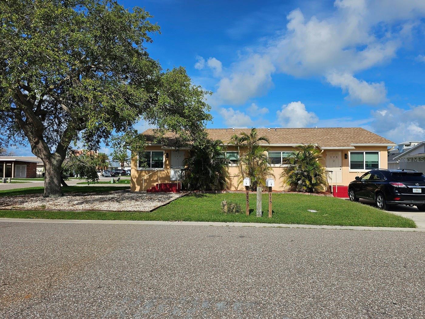 ELEVATED DUPLEX WITH HURRICANE WINDOWS and A NEW ROOF. ONE BLOCK TO THE GEORGEOUS SUNNY BEACHES AND GULF WATERS WITH FABLOUS RESTAURANTS AND BARS ALONG THE WAY. PET FRIEDLY. This large 2 bedroom and 1 bath unit comes equipped with your own Private and Inside Full-size Washer and Dryer. This unit has an Open Floor plan with an EXTREMELY large kitchen / Living room / Dining Room. Great for entertaining!! New Granite Countertops over New Wood Kitchen Soft Close Cabinets. All Stainless-Steel Kitchen appliances, Refrigerator, Dishwasher, Stove/Oven, Kitchen sink and restaurant style Faucet. Freshly painted with New Luxury Vinyl Flooring throughout the entire unit with new baseboards. The Bedrooms are a split plan with the bathroom and washer and dryer closet between the bedrooms. Central AC and electric Hot water heater. There is an oversized parking pad which can park up to 4 cars. Tenants pay for electric and cable. Landlord pays for outside yard care, water, sewer, trash and outside pest control. Redington Shores has underground Utilities so no unsightly overhead wires hanging everywhere. Available now. PET FRIENDLY, SOME RESTRICTIONS APPLY. A tenant check is mandatory for each qualifying tenant. Non-Smoking property.