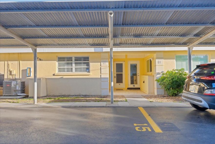 No roads to cross to get to the beach! Just listed- This clean, updated, cheery one bedroom/one bath condo in Casa Mar is ready for your beach stay! Covered parking, on-site community laundry rooms, and heated pool are just some of the amenities this Association has to offer.  A recently added security gate adds value.  This condo is ready for your stay- includes linens & beach towels.  Pack your suit and enjoy your stay now!!