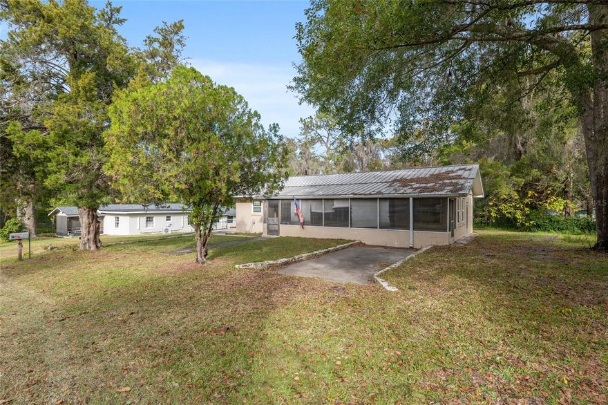 This home has a lot of potential and could be a great place to escape. This property also has great investment potential whether you were looking to rent or redo. It has a large converted area that could easily be used for a large office or bedroom. It has a newer A/C, updated windows and room for you to make this house your own. Contact us today for your private showing!