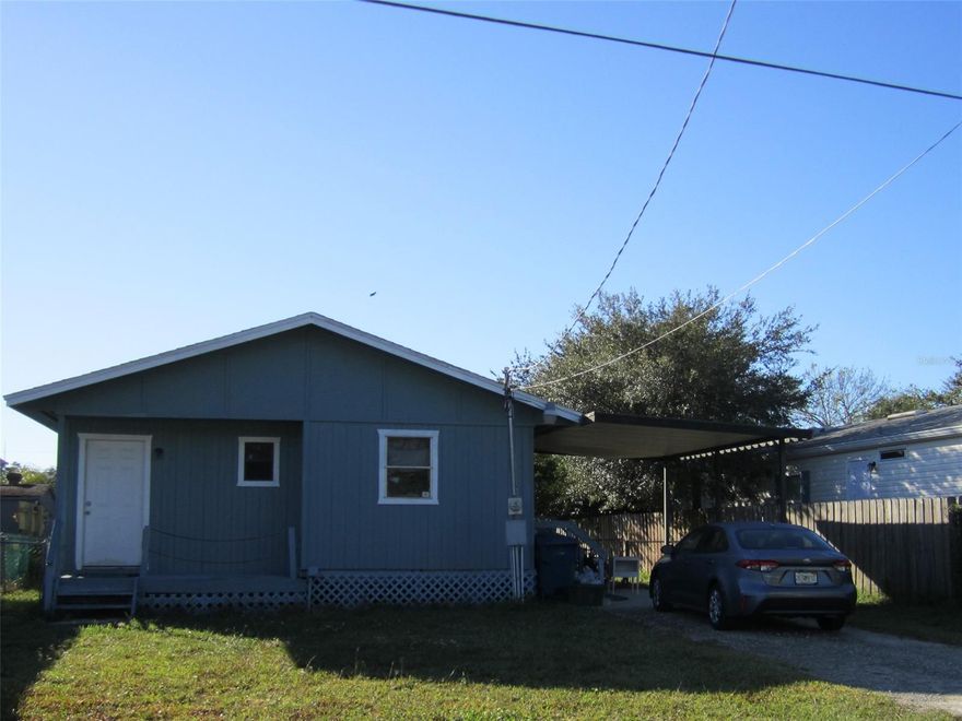 2 BEDROOM 2 BATH ON CANAL LEADING TO INTRACOASTAL WATERWAY.  HOME IS BEING SOLD "AS IS" AND AS SEEN.  NEEDS SOME TLC.  SCREENED PORCH IN REAR.  CARPORT ON SIDE OF HOME.  ALL INFORMATION BELIEVED ACCURATE BUT NOT GUARANTEED, ALL MEASUREMENTS APPROXIMATE. ;Water: City
