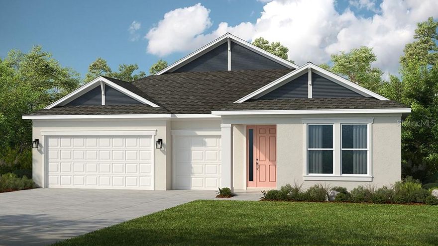 Under Construction. What's Special: Lake View | No Rear Neighbors | Pond View | Dedicated Study | Multi-Gen Suite. New Construction - July Completion! Built by Taylor Morrison, America's Most Trusted Home Builder. Welcome to the Bradley at 19282 Lochside Lane in Lochside! Off the entry, two private bedroom suites create comfort for guests or family. Move into the heart of the home to find an open great room that flows into the dining area, gourmet kitchen with a large island, and a covered lanai for everyday living or special gatherings. A third bedroom suite adds even more convenience. The study provides a flexible space for work or hobbies. Tucked away, the primary suite features a generous walk-in closet and a luxurious bath that creates a peaceful retreat. A nearby laundry room and powder room complete this thoughtful floor plan. And you’ll love having options to make this home your own. Planned amenities embrace the lakeside lifestyle, featuring a community boat ramp, viewing dock, pool, cabana, Nature Play Space, and National Wildlife Federation Monarch Butterfly Garden. Additional Highlights Include: gourmet kitchen, tray ceilings, 8' doors, shower at bath 3, outdoor kitchen rough-in, door from primary walk in closet to laundry room, floor outlet, rain shower in primary bath, upgraded tile throughout, quartz countertops, under cabinet lighting, crown on kitchen cabinets, upgraded sinks, upgraded faucets, interior paint color, blinds, pendant lights and additional lighting. MLS#O6382169