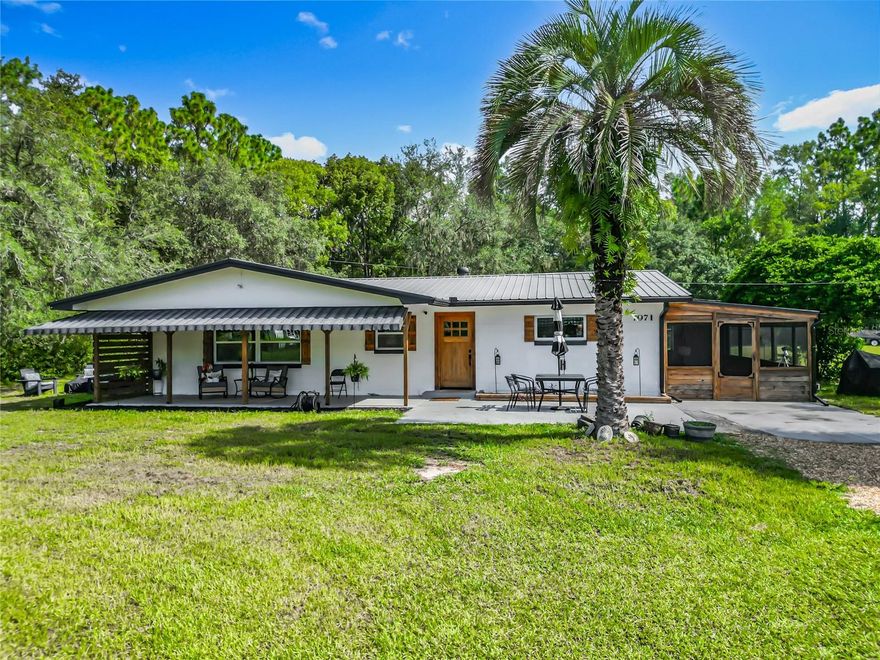 Unique Charming Modern-Country Home on 1.10 Acres in Belleview, FL – Turnkey Ready!
Welcome to this beautifully updated 3-bedroom, 2-bathroom home that perfectly combines modern conveniences with timeless country charm. Nestled on a spacious 1.10-acre lot, this move-in-ready gem is located just off Highway 25 in Belleview, FL, offering both privacy and unbeatable accessibility to all local amenities.
Step inside to discover a fully modernized interior featuring a bright, open floor plan with all-new energy-efficient windows, a brand-new HVAC system, and a new roof for worry-free living. The home’s country-style touches bring warmth and character, while updated finishes deliver comfort and style throughout.
Enjoy outdoor living in your fully fenced yard—perfect for pets, play, or entertaining. Need space for hobbies or storage? The huge workshop offers endless possibilities for DIY projects, equipment, or even a home business.
Additional Highlights:
Energy-efficient upgrades throughout
All new systems: roof, HVAC, and windows
Spacious lot with room to grow
Located on a highly accessible road just minutes from shopping, dining, and schools.
Don’t miss this rare opportunity to own a stylish, updated home with country charm on over an acre in a prime Belleview location!