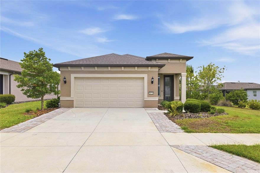 Experience resort inspired active living in Stone Creek by Del Webb, one of Ocala’s premier 55+ resort-style communities. Perfectly situated on a premium corner lot, this beautifully maintained 2023-built home offers 2 bedrooms, 2 bathrooms, a versatile bonus room, and 1,656 square feet of thoughtfully designed living space that blends comfort, efficiency, and modern style. From the moment you enter, you’ll notice the open-concept layout, abundant natural light, and move-in ready condition that makeS this residence feel truly better than new. The spacious kitchen flows effortlessly into the main living and dining areas, creating an ideal setting for both everyday living and easy entertaining. The desirable corner lot provides enhanced privacy and additional outdoor space—an increasingly valuable feature within the community. Living in Stone Creek means enjoying a true resort-inspired lifestyle with access to exceptional amenities, including a championship 18-hole golf course, the impressive 60,000-square-foot Reflection Bay clubhouse, indoor and outdoor pools, a state-of-the-art fitness center, spa services, pickleball and tennis courts, and more than 100 clubs and social activities designed to keep residents active and connected. Conveniently located near shopping, dining, medical facilities, and major roadways, this home offers the perfect opportunity to simplify, relocate, or fully embrace the Florida lifestyle in one exceptional setting.