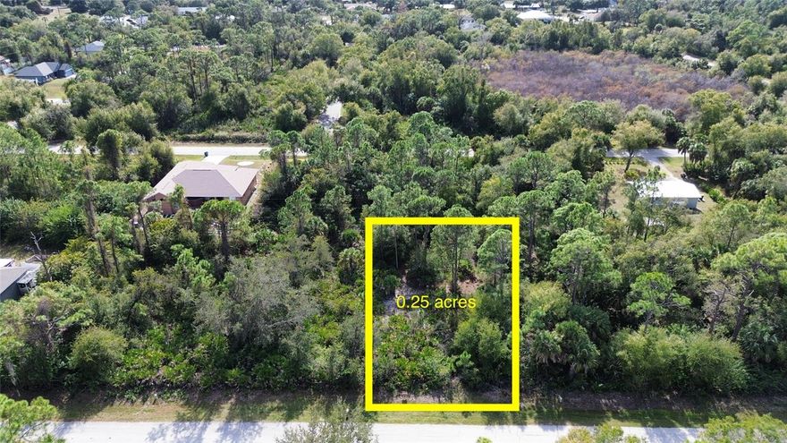 Build Your Dream Home in Port Charlotte – Great Investment Opportunity! Excellent opportunity to own a 0.23-acre (approx. 10,000 sq ft) residential lot located at 23431 Racine Ave in a growing and desirable area of Port Charlotte. This well-proportioned homesite offers a functional layout, ideal for building a custom home with space for a pool and outdoor living. Surrounded by new construction and ongoing development, this property presents strong potential for future appreciation, making it perfect for both homeowners and investors. Conveniently located with easy access to major roads, shopping, dining, and everyday amenities. Don’t miss your chance to secure a great homesite in one of Southwest Florida’s fastest-growing markets
