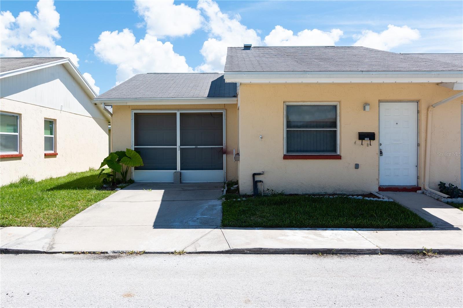 Just renovated and ready to move in! New appliances and new Master Bedroom Bathroom! Also new flooring throughout the entire villa! Charming unit across from large grass field. Wood laminate throughout and carpet in the bedrooms! 2 bedroom, 2 bath, and plenty of natural light in every room! A block away from the conveniences of Publix, restaurants, and yet tucked away on a very quiet road in a friendly community. Enjoy the community pool and make new friends! Available immediately. 55+ community. First and Security deposit required before move-in. $50 application fee.