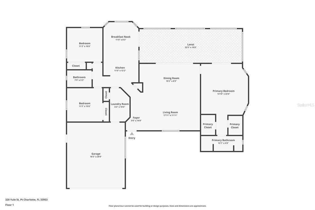 Photo of 320 Yule Street, Port Charlotte, FL 33953 (MLS # D6143476)