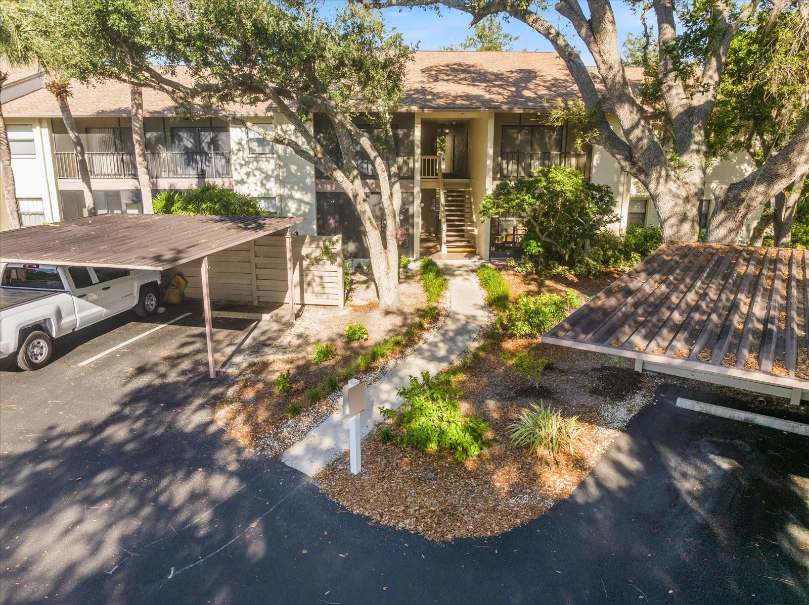 UPSTAIRS SECOND FLOOR CORNER APARTMENT IN GREAT SHAPE. THE PLEASANT VIEW COMPRISES A SMALL LAKE AND MATURE TREES.
THIS NON-CONFINING CONDOMINIUM APARTMENT IS THE LARGEST FLOOR PLAN IN BIRD BAY FIVE. TWO FULL SIZE BEDROOMS WITH LARGE WALK IN CLOSETS AND A THIRD BEDROOM CONVERTIBLE WITH A STANDARD CLOSET MAKE THIS A HIGHLY ENJOYABLE UNIT YEAR-AROUND OR AS A VACATION HOME. THE FLOORS ARE TILE AND LAMINATE. WINDOWS HAVE SHUTTERS. BATHROOMS AND KITCHEN ARE UP TO DATE. REFRIGERATOR IS A 24CU.FT.. SEPERATE LAUNDRY ROOM OFF LANAI AND A SMALL PRIVATE STORAGE ROOM IN HALLWAY LEADING TO CONDO FRONT DOOR, CONSTRUCTION IS CONCRETE AND CONCRETE BLOCK. INTERIOR SQUARE FEET OVER 11O0. APARTMENT COMES WITH A PRIVATE CARPORT AND EXTRA OPEN UN-ASSIGNED PARKING FOR A SECOND CAR.
THIS NEIGHBORHOOD IS A PARADISE IN THE CITY LIMITS OF VENICE, CLOSE TO BEAUTIFUL BEACHES, TERRIFIC SHOPPING, THE LEGACY BIKE TRAIL NEXT TO BIRD BAY VILLAGE LEADING ALL THE WAY IN TO SARASOTA. I-75 HIGHWAY LEADS NORTH AND SOUTH TO AIRPORTS
PRICED FOR TODAYS MARKET (GREAT BUY) SELLER IS A REALTOR