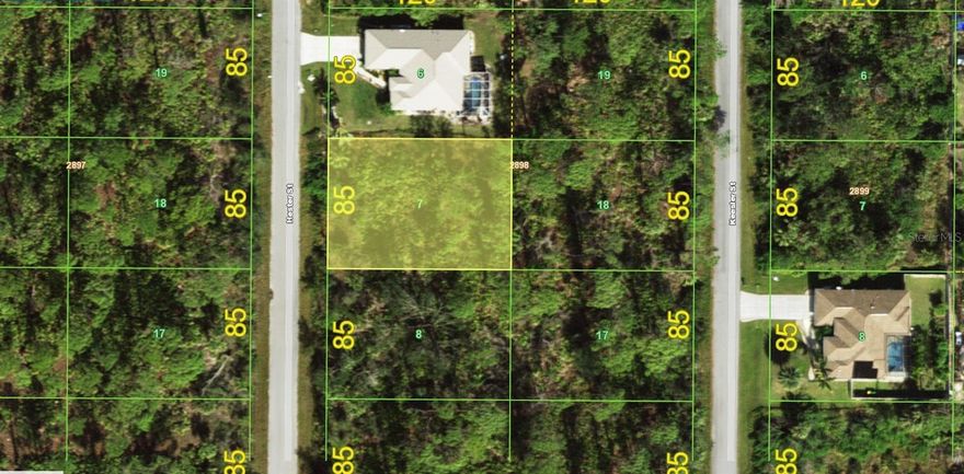 No HOA, deed restrictions or CDDs!!! Don't wait until demand exceeds supply!! Not in a zone requiring scrub jay mitigation per the county website 05/18/26 - please reconfirm during due diligence. This great Residential Single Family Home zoned lot in beautiful Port Charlotte is just waiting for you!! This is nearly a quarter of an acre of the sunny Florida dream. Although out in the scenic Florida landscape, this lot is still conveniently located to shopping, dining, banking, etc. New construction is everywhere you look and you can be part of the action. Information about builders available upon request. Also perfect for self-directed IRA's, 401K's and other investment portfolios. 15.9 MILES FROM ENGLEWOOD BEACH!!!