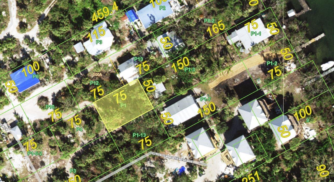 This 50X75 vacant lot is located on Little Gasparilla Island, a bridgeless barrier island just off the coast of the Cape Haze Peninsula and is only accessible by water taxi or private boat. LGI doesn’t have any grocery stores, restaurants, or shops but we have 3 ½ miles of uncrowded beach to wander on and collect seashells and shark’s teeth, swim, fish, or sit with a good book and soak up the sun. There is great fishing in the surrounding waters for redfish, snook, snapper, trout and more. The lot is 3rd back from the bay and it’s a short walk or golf cart ride to the beach. There is a deeded easement from the bay to the beach, but there is no dock at this time. The adjacent lot to the north, 8080 Little Gasparilla Island, is available for sale, MLS # D6143467, and has deeded dock access. The yellow shading on the aerial picture is not guaranteed, boundary measurements to be verified by buyer and/or buyer’s agent. When you come and see this lot and the island, you’ll see what a hidden gem of tranquility LGI truly is.