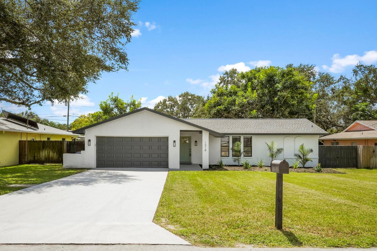 Stunning Renovated 3-Bedroom, 2- Bath SANCTUARY Awaits! Welcome to your dream home! This beautifully remodeled gem is located within a NO FLOOD ZONE. Boasting over 1,500 square feet of exquisitely designed living space, this property offers the perfect blend of comfort, style, and entertainment. At the heart of this home lies a show-stopping kitchen, meticulously crafted with sleek modern cabinetry, luxurious quartz countertops, and premium stainless-steel appliances. Brand-new luxury vinyl flooring stretches seamlessly through the living areas, infusing the home with warmth and elegance. Retreat to the serene master suite, a true sanctuary featuring a spa-inspired en-suite bathroom. The thoughtful split-bedroom floor plan includes two additional bedrooms and a fully updated second bathroom. Step outside and be transported to your personal paradise. This fully fenced yard invites year-round enjoyment with a charming screened in patio. Location, location, location! No HOA fees, no CDD, and no flood insurance required—offering peace of mind and affordability. The neighborhood is ideally located near quaint downtown Palm Harbor, shopping, dining, parks, playgrounds, and award-winning beaches-just a short drive to Honeymoon Island State Park! This exceptional property offers not just a home, but a lifestyle. Don’t miss the chance to make it yours!