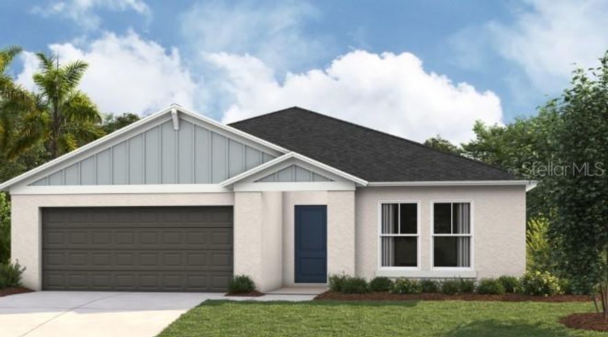 Under Construction. 3/11/2026
Listing Price amount for this Pending Sale includes Design and Structural Options.
Exterior image shown for illustrative purposes only and may differ from actual home.