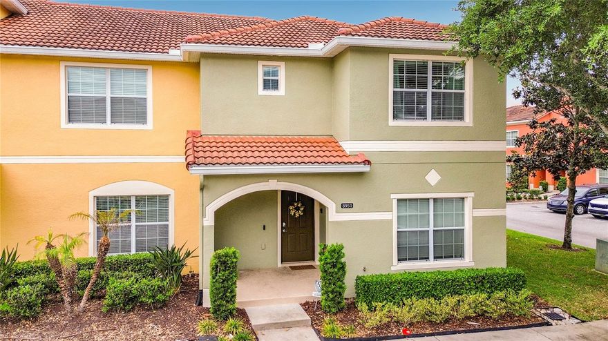 Discover resort-style living at its finest in this stunning 5-bedroom, 4-bath end-unit townhome nestled in the sought-after Paradise Palms Resort in Kissimmee, Florida. Whether you’re looking for the perfect vacation retreat or a savvy short-term rental investment, this property checks every box.
Step inside and be impressed by the upgraded luxury vinyl plank flooring throughout the main living areas, complemented by elegant ceramic tile in all wet areas — combining beauty with easy maintenance. The open, airy layout of this desirable end unit means extra windows and added privacy you won’t find in interior units.
Entertain and unwind in style with your own private screened patio and splash pool — the perfect spot to cool off after a day at the parks. The 5th bedroom has been thoughtfully converted into a fun-filled game room, giving guests of all ages a dedicated space to play and relax. Spacious bathrooms throughout ensure everyone has room to recharge in comfort.
Head outside and enjoy the short stroll to the resort’s world-class clubhouse and amenities, including pools, fitness facilities, and more. Rest easy knowing you’re tucked behind the security of a guard-gated entrance, with designated parking right at your door. The classic tile roof adds curb appeal and long-lasting durability.
Paradise Palms Resort is ideally located just minutes from Walt Disney World, Universal Studios, and all the magic that Central Florida brings you.