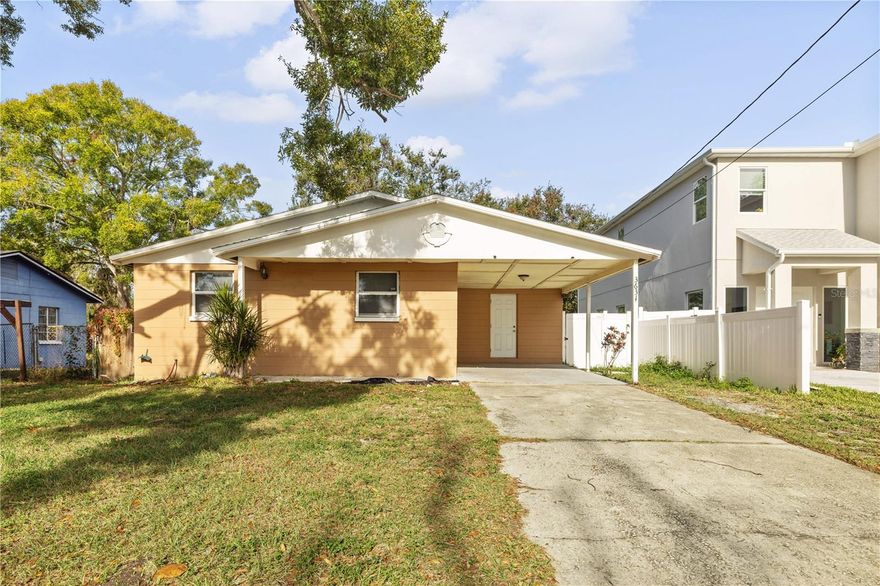 Great location This 2-bedroom, 1.5-bath home features an open concept with plenty of natural light and a nice-sized kitchen. The property has vinyl flooring throughout and includes a large fenced-in backyard, which is perfect for dogs of all sizes. Additionally, the home is equipped with washer/dryer hookups. Home is located Tampa area near MacDill AFB.
