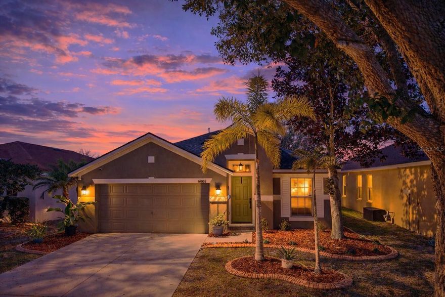 Welcome home to this beautifully maintained 3-bedroom home plus a dedicated home office, offering the flexibility today’s buyers are looking for. 

The upgraded kitchen shines with quartz countertops, a center island, gas range, pantry, and abundant workspace, all opening seamlessly to the spacious living and dining areas. The open layout makes it easy to entertain guests or enjoy everyday living while staying connected to the rest of the home. You’ll appreciate the formal living space at the front of the home — a versatile area that can easily become a sitting room, music room, playroom, or creative workspace. Design the space to fit your lifestyle.

Step outside and discover one of the home’s most peaceful features — the extended screened lanai overlooking a tranquil water view. Whether you’re sipping your morning coffee as the sun rises or relaxing in the evening breeze, this outdoor space offers the perfect place to unwind. The fully fenced yard provides added privacy and room for pets or play.

The primary suite is designed for comfort and relaxation, featuring a walk-in closet and a private bath complete with dual sinks, a walk-in shower, and a garden tub ideal for soaking away the day. Two additional bedrooms and the home office provide plenty of space for family, guests, or working from home. Best of all, the roof was replaced in 2025, offering peace of mind for years to come.

Located in the highly desirable Covington Park community, residents enjoy an incredible array of amenities including two community pools, a fitness center, clubhouse, tennis courts, playgrounds, splash zone, basketball courts, and scenic walking trails. The neighborhood is conveniently located near major highways, making commuting easy while still being close to local schools, shopping, and dining.

Living in Apollo Beach means enjoying the best of Florida’s coastal lifestyle. Just minutes away is the Apollo Beach Manatee Viewing Center, where visitors gather each winter to see gentle manatees up close. Nearby waterfront parks, marinas, and local restaurants offer endless opportunities to enjoy the sunshine and beautiful Tampa Bay sunsets.

This home truly offers the perfect blend of comfort, upgrades, community amenities, and location.