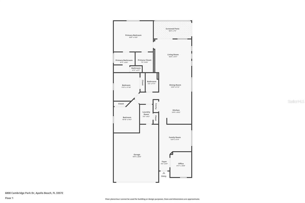 Photo of 6808 Cambridge Park Drive, Apollo Beach, FL 33572 (MLS # TB8482546)