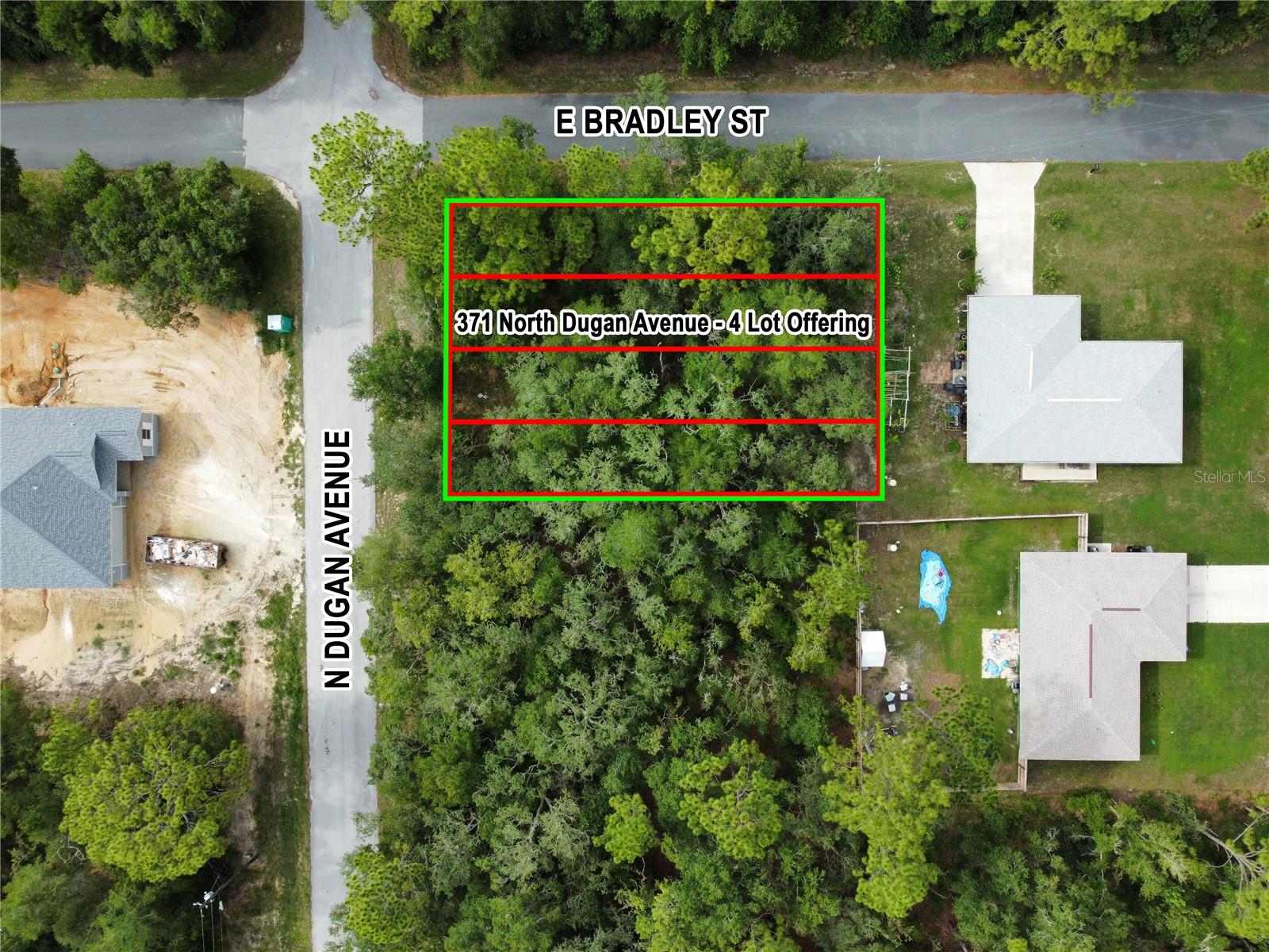 Future Home Site in Inverness Highlands: This offering includes Lots 42 through 45, addressed as 371 North Dugan Avenue, located in the Inverness Highlands subdivision of Citrus County, Florida. Each parcel measures approximately 20 feet wide by 120 feet deep. Under current development standards, a minimum of four contiguous lots (80 feet of frontage) is required for residential construction—making this 4-lot grouping a turnkey option for immediate development.
For buyers seeking additional land or greater flexibility, a total of eight contiguous parcels—Lots 42 through 49, Block 50—are available for purchase as a full assemblage under MLS# W7877175, priced at $27,800. Alternatively, individual lots may be acquired for $13,900 each, offering a rare opportunity to secure residential land at a manageable entry point.
Located in the heart of Florida’s Nature Coast, Inverness is known for its scenic beauty, welcoming community, and charming downtown. The historic courthouse square, centered around the beautifully restored Old Courthouse Heritage Museum, anchors the district with timeless architecture and cultural appeal. Surrounding the square are brick-paved streets lined with boutique shops, locally owned cafés, restaurants, and art galleries. The area also hosts regular farmers markets, festivals, and outdoor concerts, making it a lively destination for both residents and visitors. Inverness blends small-town atmosphere with active living—offering access to Lake Henderson, Cooter Pond Park, and the Withlacoochee State Trail, one of Florida’s longest paved trails for biking, walking, and exploring. This is a practical opportunity to secure residential land in a peaceful, established community with convenient access to one of Citrus County’s most treasured towns.