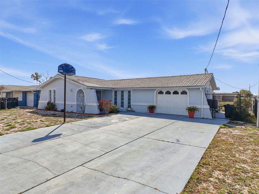 This 2 BEDROOMS, 2 BATH HOME ls located in the desirable SEA RANCH ON THE GULF SUBDIVISION. Inside you will find an EAT-IN KITCHEN with NEW APLLIANCES and SOLID WOOD CABINETS. A NEW A/C 2025, NEW DRYWALL and PAINT.  Each bedroom has a WALK-IN-CLOSET, and the MASTER BATH has a backdoor that leads out to the 30 x 40ft SCREENED-IN POOL that overlooks 85 feet of WATERFRON T and a 16 x 16ft FLOATING DOCK. There is also a COVERED TERRAZO PATIO inside the SCREENED-IN pool area with a pass-through to the kitchen. The LARGE FENCED-IN YARD has plenty of room to park all your toys and the LARGE DRIVEWAY that can fit up to 6 cars.  ***The home comes with a 1½ YEAR FREE TRANSFERABLE FLOOD INSURANCE POLICY*** Catch a bite to eat at one of your preferred restaurants like INN ON THE GULF, SAM'S BEACH BAR or GET HOOKED which are all a few minutes away. SUNWEST PARK is a LOCAL ATTRACTION that is nearby as well. The HCA FLORIDA BAYONET POINT HOSPITAL, many local SUPERMARKETS and the PORT HUDSON MARINA are all located right here in HUDSON, Florida. The TAMPA BAY AIRPORT, TAMPA BAY, CLEARWATER BEACH, HOMOSASSA SPRINGS, TARPON SPRINGS, PINE ISLAND, HONEYMOON ISLAND and WEEKI WACHEE are under an hour away. FISH & CRAB right in your own back yard or take a KAYAK, JET SKI or BOAT RIDE (passing dolphins and manatees along the way) out into the OPEN GULF where the FISH ARE PLENTIFUL, the FUN is NEVERENDING and the SUNSETS are ALWAYS AWESOME!
