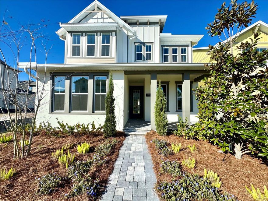 Welcome to this brand-new, never-lived-in luxury residence located in the highly sought-after Laureate Park community of Orlando. Thoughtfully designed and impeccably finished, this stunning home offers 4 bedrooms and 3 full bathrooms with a bright, open-concept layout ideal for both everyday living and elegant entertaining.

From the moment you enter, you’ll appreciate the refined details and modern finishes throughout. The home features luxury vinyl plank and tile flooring, crown molding accents, and central air conditioning, creating a clean, sophisticated aesthetic with low-maintenance comfort. The spacious kitchen flows seamlessly into the dining and living areas, providing the perfect backdrop for family gatherings, hosting guests, or quiet evenings at home.

The primary suite offers a private retreat, while the additional bedrooms provide flexible space for family, guests, or a home office. An inside laundry room adds everyday convenience, and the thoughtful floor plan ensures functionality without sacrificing style.
Located in the heart of Laureate Park, residents enjoy a vibrant, family-friendly atmosphere with close proximity to top-rated schools, parks, dining, shopping, and major roadways all within one of Orlando’s most desirable master-planned communities.

A rare opportunity to lease a pristine, new construction home in an exceptional location.
All applicants are required to complete a credit and background check. Renters insurance is required. HOA registration fee required.