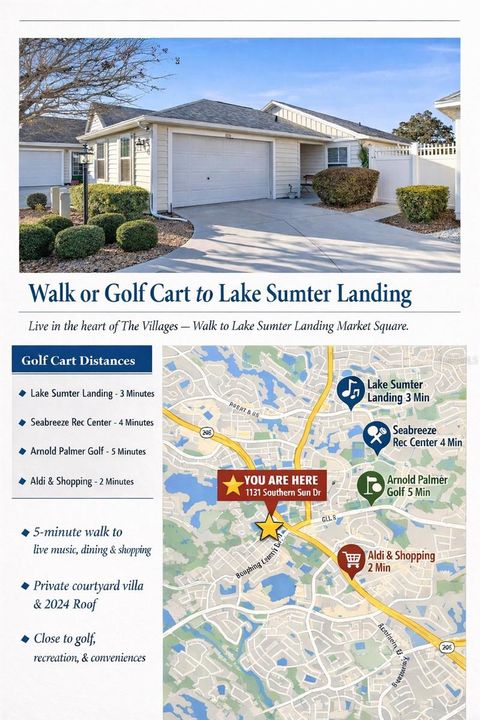 1131 SOUTHERN SUN DRIVE THE VILLAGES FL 32162