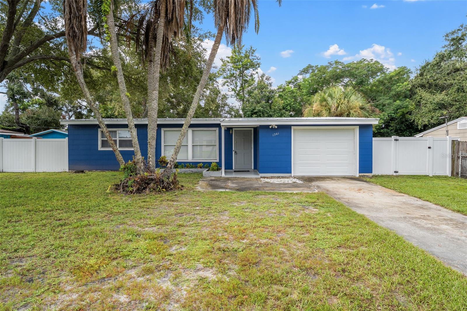 Discover this charming and completely remodeled 2-bedroom, 1-bathroom single-family home with a versatile den, perfectly situated just 3 miles from the pristine sands of Clearwater Beach. Step inside to a bright and modern space featuring tile flooring flowing throughout. The heart of the home is a completely remodeled kitchen, boasting a new appliance package, sleek countertops, and ample cabinetry. Perfect for at home chefs.
Rest easy knowing a new metal roof was installed in 2024, offering durability and peace of mind for years to come. This home is an ideal starter home, a great investment property, or a perfect weekend retreat.
Comfort is key, and this home delivers with new mini-split units installed in the living area and both bedrooms, providing efficient, zoned cooling and heating for personalized comfort year-round.
Enjoy your private outdoor oasis in the fully fenced backyard, complete with a cozy fire pit perfect for evening gatherings under the stars. Additionally, The garage also includes a convenient washer and dryer, making daily chores a breeze.
Located for the ultimate Florida lifestyle, this home is a short 17-mile drive to the vibrant city of St. Pete and only 20 miles from the bustling heart of downtown Tampa. Don't miss your chance to own a piece of paradise in a highly desirable location!
