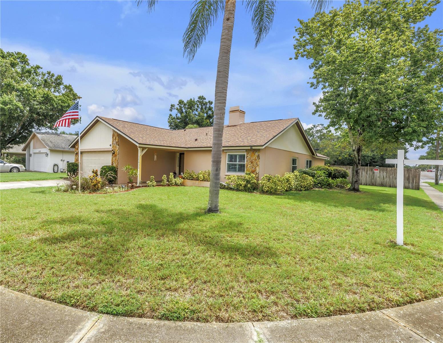 Beautiful 3 bedroom, 2 bath, pool home with an oversized backyard. Located on a quiet cul-de-sac, tucked between Lakeside Estates and Lake Park. The homes in this neighborhood are well kept and show real pride of ownership. Bright and cheerful, with windows viewing the backyard and a pass-thru to the screened lanai! Perfect for parties or gatherings of family and friends. The kitchen and both bathrooms have been beautifully redone. The kitchen is equipped with tons of hardwood cabinets, granite countertops, a breakfast bar and is open to the living room so the home chef is always part of the fun. Kitchen also has a view of the pool and spacious back yard. The large and open living room includes a wood burning fireplace. The master suite includes TONS of closet space and an en-suite bathroom with a walk-in shower. The guest bathroom features a tub shower combo. Split bedroom layout provides privacy. Inside utility room makes laundry a breeze and provides extra storage. The windows have been upgraded (double pane) and feature custom plantation shutters. The Cathedral screen enclosure, salt water pool, and under roof patio area are a great place to host family fun and gatherings with friends. Easy access to the home through the pool bath! Very spacious yard is 75 x139 and features a spa for relaxation. This fenced yard provides plenty of room to play catch, or fetch, or just puttering in the garden. There is a double gate that allows you to park a boat or RV in the rear yard and still have plenty of room to play. Updates include: Roof (2023), AC (2023), Water heater (2023), windows (2023), New 25’ sprinkler well with new motor/pump (2023), updated electrical panel with surge protector and generator hookup (2022), newer pool pump (2021) and Hurricane rated shed (2023). Located in a HIGH AND DRY, X flood zone, C evacuation zone. No problems from the 2024 storms. Weiker is an established neighborhood with sidewalks, streetlights and is comprised of beautifully kept homes. This is NOT a deed restricted neighborhood. Located about 15 minutes from world famous beaches, and about 30 minutes to Tampa International airport or Downtown St. Pete.