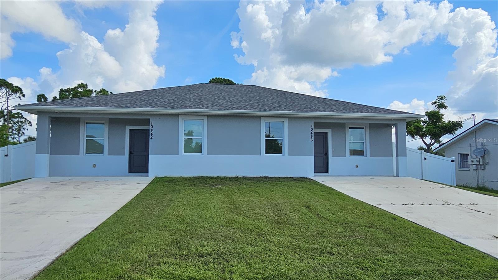 Brand new annual rental listing available at 10446 Kidron Ave, Englewood, FL 34224. This is a 2-bedroom, 2-bath duplex with an open kitchen and living room layout, and an eating space in the kitchen. The unit features high ceilings, a stackable washer and dryer, and two full bathrooms with a tub and shower. Outside, you'll find an open back porch and a fenced-in yard. Lawn care is included in the rent.
We welcome pets with a non-refundable pet fee of $300. Tenants are responsible for all utilities. The rent is $1,525 per month, with a $25 discount applied if paid by the first of each month. A minimum security deposit of $1,550 and a $150 water deposit are required.
To apply, prospective tenants must have a credit score of 600 or higher, no past evictions, and sufficient income to cover the rent. A full background and credit check, with a non-refundable fee of $100, is required. The application process will begin once payment has been received. Please let us know if you have any questions or would like to schedule a viewing.
