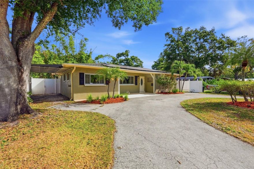 Welcome to your completely remodeled 3 bedroom/ 2 bathroom home.  The home recently completed extensive renovations. Brand new appliances, new kitchen, baths, wiring, and flooring.  It doesn't get more move in ready than this! The upgrades include,water softener/filtration system, solar panels, roof  in 2022, HVAC 2017, including Remi Halo air purifier, plantation shutters, leaf fitter gutters. and underground sprinkler system in the backyard. A retractable awning covers your tiled back patio and looks out onto a back yard that offers endless possibilities! The fire pit is the perfect way to spend the evening entertaining family and friends! Close to Puryear Park as well as the bike path that connects downtown to the north side of the city.   You do not want to miss this opportunity nestled in Edgemore Estates!