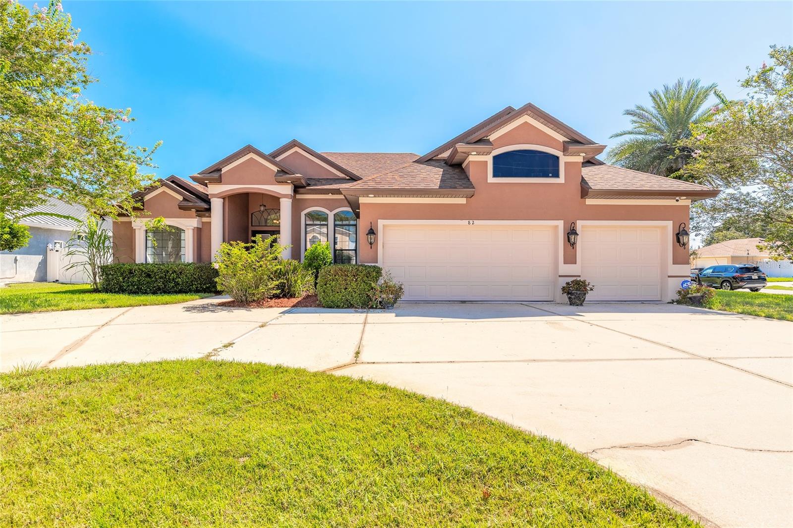 Welcome to your Florida dream home! This beautifully updated 4-bedroom, 2.5-bath home in Palm Coast provides over 2,500 square feet of living space, a screened-in pool for year-round enjoyment, and a spacious 3-car garage—ideal for vehicles, storage, or recreational equipment. With fresh interior paint, a brand-new water heater, and a 3-year-old roof, this property is move-in ready and built for comfort, convenience, and long-term peace of mind.
Natural light fills the main living spaces, where an open layout connects the living room, dining area, and kitchen. The kitchen features ample counter space, modern appliances, and a design that makes cooking and entertaining easy. There's also room for a breakfast nook, and the flow from the kitchen to the living area and onto the screened patio makes everyday living feel relaxed and connected to the outdoors.
The primary bedroom is privately located and includes a full bath with dual sinks, a soaking tub, and a separate shower. Three additional bedrooms ensure flexibility for guests, family members, remote work, or hobbies. A second full bathroom is nearby, along with a convenient half bath off the main living area for visitors.
One of the standout features is the fully screened-in pool and covered patio—perfect for enjoying Florida’s sunshine while staying protected from the elements. Whether relaxing poolside or hosting a gathering, this space adds true value to your lifestyle. A full laundry room, split-bedroom layout, and generous storage throughout add to the home’s practicality.
This single-family home is located in a quiet, established neighborhood with no HOA, giving more freedom and fewer restrictions. Palm Coast is known for its well-maintained parks, miles of walking and biking trails, and close proximity to beautiful Atlantic beaches. You’ll also find shopping, dining, and highly rated schools just a short drive away.
If you’re relocating from out of state, downsizing, or searching for a second home that combines space, updates, and the low-maintenance Florida lifestyle, this home is everything you’ve been looking for. Schedule your private showing today and experience what makes this Palm Coast property such a standout.