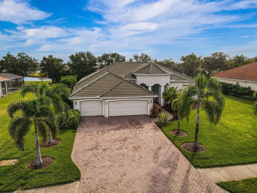 Price reduction…MOTIVATED SELLERS !!! NEW AC INSTALLED ON 10/3/23 - Country Meadows is a unique community tucked away from all the hustle and bustle, but minutes away from all the modern conveniences that one should expect. This featured home offers 3 bedrooms, a den, and 3 full baths.  The kitchen has been renovated with stunning granite counter tops and breakfast bar. The wide-open floor plan, dining/living room combo is perfect for entertaining family and guests. Freshly painted and new carpet in guest bedrooms, neutral colors throughout this exquisite home add a feeling of warmth and comfort. This home sits on almost a ½ acre and is prewired for a pool. Fences are allowed per community specification. There are NO CDD’s in this community and exceptionally low HOA fees. If you love an open floor plan on a large lot, sunshine and fresh air, sitting on your lanai, biking, and walking then your search is over. Centrally located near I75 for easy access to Sarasota, Tampa and Naples airport and incredible beaches. If you are looking for a winter retreat or a permanent home in a community which has it all, with some of the lowest fees in the county, then this is the perfect home for you.