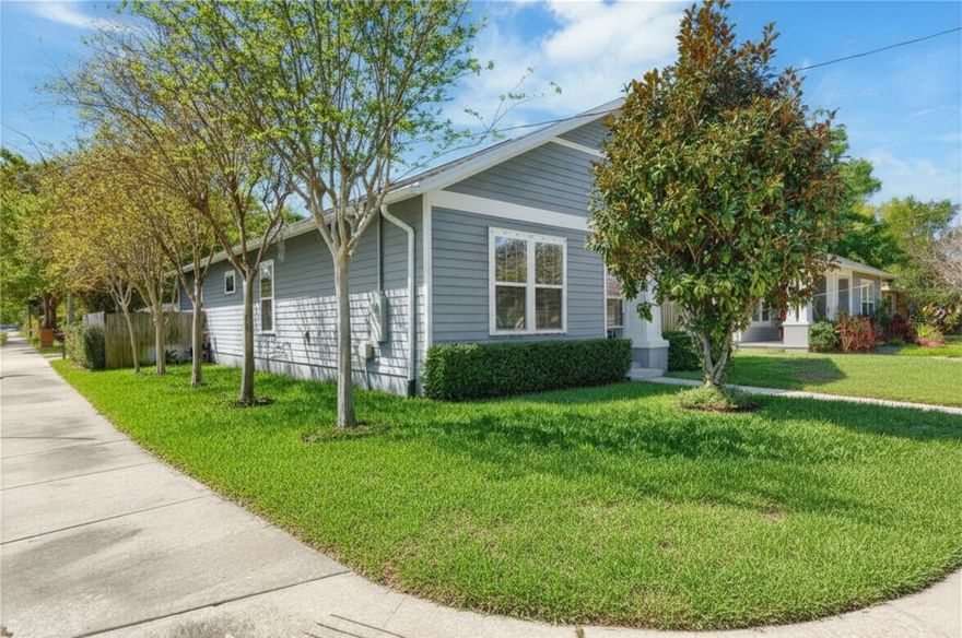 Welcome to 502 W Osborne Avenue, a meticulously maintained 3-bedroom, 2-bathroom bungalow in Tampa’s highly desirable Horton & Smith neighborhood. Built in 2017, this home offers 1,692 square feet of heated living space and a total of 2,253 square feet including attic and additional versatile areas, blending thoughtful design, modern comfort, and timeless appeal. From the moment you enter, you are greeted by a sun-filled great room that flows seamlessly into a formal dining area, providing an open, inviting layout ideal for everyday living and entertaining family or guests.

The kitchen is the heart of the home, featuring rich wood flooring, stone countertops, a breakfast bar, and a pantry that balances functionality with style. It’s the perfect space for culinary creativity, casual dining, and hosting gatherings. The primary suite is a private retreat, complete with dual sinks, a walk-in closet, and a modern shower, offering both convenience and comfort. The additional bedrooms are generously sized, each with ample closet space, while crown molding throughout adds an elegant architectural detail that elevates the interior aesthetic.

Indoor-outdoor living is effortlessly achieved through French doors that open to a covered porch, a deck, and a patio area—perfect for morning coffee, afternoon relaxation, or entertaining friends while enjoying the Florida lifestyle. The exterior is enhanced with hurricane shutters for safety and an irrigation system to maintain the lush landscaping. The 50x107-foot fenced corner lot provides a sense of space, privacy, and connection to the neighborhood, while a detached 1-car garage adds convenience and storage.

This property is ideally located across from Rivercrest Park, providing immediate access to green space, recreational opportunities, and walking paths. Public water and sewer, central air conditioning and heating, and a flood zone X designation ensure comfort and peace of mind. There are no HOA fees, and the property can be leased with a minimum term of seven months, providing flexibility for owners or investors. With meticulous attention to detail, high-quality finishes, and a thoughtful balance of indoor and outdoor living spaces, this home is an exceptional opportunity to enjoy both the convenience and lifestyle offered by one of Tampa’s most sought-after neighborhoods.

Every aspect of this home—from the wood, ceramic tile, and carpet flooring to the elegant crown molding, French doors, and hurricane shutters—has been carefully curated for both style and practicality. Whether you are entertaining in the great room, cooking in the chef-inspired kitchen, relaxing on the covered porch, or enjoying a quiet moment in the primary suite, 502 W Osborne Avenue offers a complete living experience that is both luxurious and comfortable. This is a rare chance to own a home that combines modern construction, thoughtful design, and a location that is second to none in Tampa.