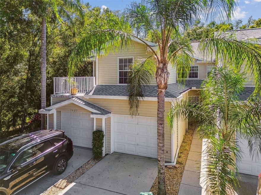 Ideally located 3 bedroom 2 bath condo with a one car attached garage in beautiful Lakes at Heron Cove. This Gated Community features a fishing dock, boat ramp with access to Lake Bird, a walking trail with bridge to pool and spa with a community center. This second story unit offers a bright and sunny front balcony porch and a rear screened in patio facing the lake and conservation with beautiful nature views. A beautiful spot to enjoy and unwind. The kitchen offers a breakfast bar, laundry room inside with the washer and dryer included. Lakes at Heron Cove is located just minutes from the Tampa Premium Outlets, dining, and major highways including the Veterans Expressway and interstate 75 and 275.