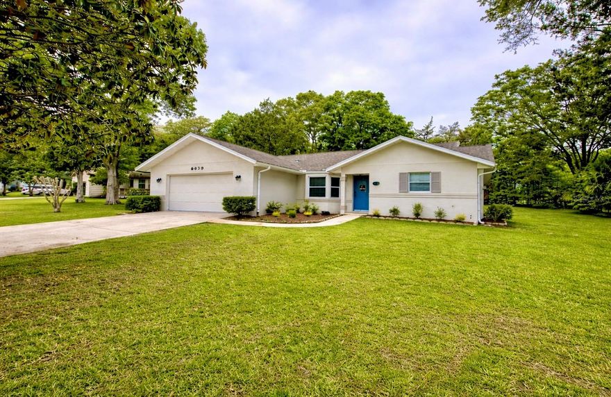 Welcome to a truly special home nestled in a peaceful, Mayberry-like neighborhood filled with mature landscaping, winding roads, and friendly neighbors. Here, you’ll experience the feeling of country living with quiet serenity, abundant wildlife, and natural beauty all around -especially with the stunning Rainbow Springs nearby. The owner shares that one of his favorite things is stepping outside at night to see the bright stars overhead and feeling surrounded by nature, while still enjoying nearby conveniences. 
For just $240 per year, residents enjoy exceptional amenities, including private access to swimming at beautiful Rainbow Springs State Park and exclusive boat access for residents. The community also features paved walking trails, a welcoming clubhouse with a restaurant and live music on weekends, fitness room, billiards, swimming pool, private beach area, tennis, pickleball, basketball, and even disc golf — truly a fun and vibrant place to call home.
Inside, the home offers a spacious kitchen with beautiful stainless appliances and plenty of cabinet space. The washer and dryer stay, along with heavy-duty shelving in the garage. A sprinkler system helps keep the yard looking its best, and the large sunroom overlooks a lush backyard — the perfect place to relax and enjoy the peaceful surroundings.
Conveniently located just minutes from the quaint and charming town of Dunnellon and within a reasonable commute to Ocala. Come see this wonderful home today!