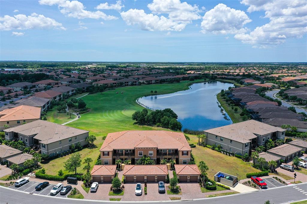Esplanade is a very desirable gated golf resort style community for everyone to enjoy. This turnkey furnished 2nd floor unit with a 1 car detached garage will not disappoint you with all three views from the screened lanai. Long view of the Golf course, pond view, tweed tree view all from the lanai is a must see. All the furnished are top notch and decorated with a Florida beach feel. This bright open volume ceiling condo has a great open kitchen and floor plan. The front breakfast nook has the morning sun to enjoy with your coffee or tea. The open kitchen counter bar views into the formal dinning area and Livingroom. This split bedroom plan has a den off the Livingroom area with a sofa sleeper if needed for guest. This Resort golf community is not missing anything! Full golf facilities with putting green area, Resort style pools, fire pits, workout facilities, wellness center, Culinary center, salon, spa, tennis courts, golf pro shop, restaurants, kayak launch, pickle ball, bocce courts, dog parks and more.... So much to do in this gated community. Come and see for yourself you will fall in love with Esplanade. The prime season Dec thru April the rate is $6000 per month, the off season May thru Nov is $3600 a month. Owner wants it rented make a reasonable offer for this lovely Esplanade unit.