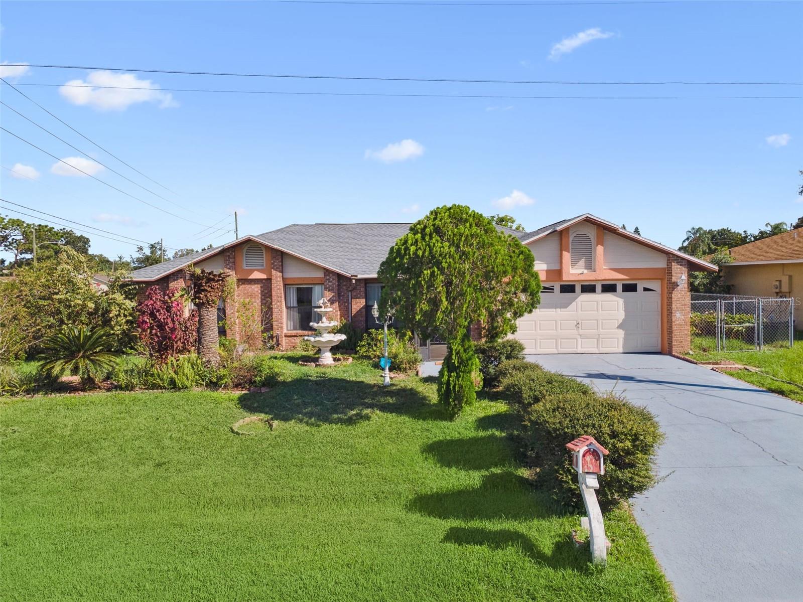 Welcome to this beautifully maintained three-bedroom, two-bathroom single-family home, nestled on an oversized corner lot in a quiet residential neighborhood of Kissimmee. With its open layout, thoughtful upgrades, and spacious outdoor living space, this home is ideal for comfortable everyday living and effortless entertaining.
Come inside and you'll be greeted by a bright and open floorplan that seamlessly connects the living, dining, and kitchen areas—perfect for both relaxed evenings and social gatherings. The eat-in kitchen features ample cabinetry and counter space, ideal for preparing meals and enjoying morning coffee with natural light streaming in.
The oversized primary suite is a true retreat, featuring an expansive layout, a private ensuite bathroom, and a generous walk-in closet—offering the comfort and privacy you deserve. Two additional bedrooms are equally spacious, perfect for family, guests, or a home office.
Unwind in the screened-in lanai, ideal for enjoying Florida's year-round sunshine without the bugs. Whether you're hosting a weekend barbecue or enjoying a quiet evening outdoors, the large corner lot provides added privacy and plenty of space for gardening, pets, or future enhancements.
Two-car garage with storage potential
Well-maintained landscaping on a corner lot
Neutral finishes ready for your personal touch
Located close to schools, shopping, dining, and major highways for easy commuting
Key Features:
3 Bedrooms / 2 Bathrooms
Oversized Primary Suite with Ensuite & Walk-In Closet
Open Floorplan with Eat-In Kitchen
Screened-In Lanai for Outdoor Relaxation
Large Corner Lot with Great Curb Appeal
Two-Car Garage
This property is a must-see for anyone seeking a well-appointed home in a prime Central Florida location. Whether you're a first-time buyer, downsizing, or looking for a solid investment, this home offers the perfect blend of space, style, and functionality.