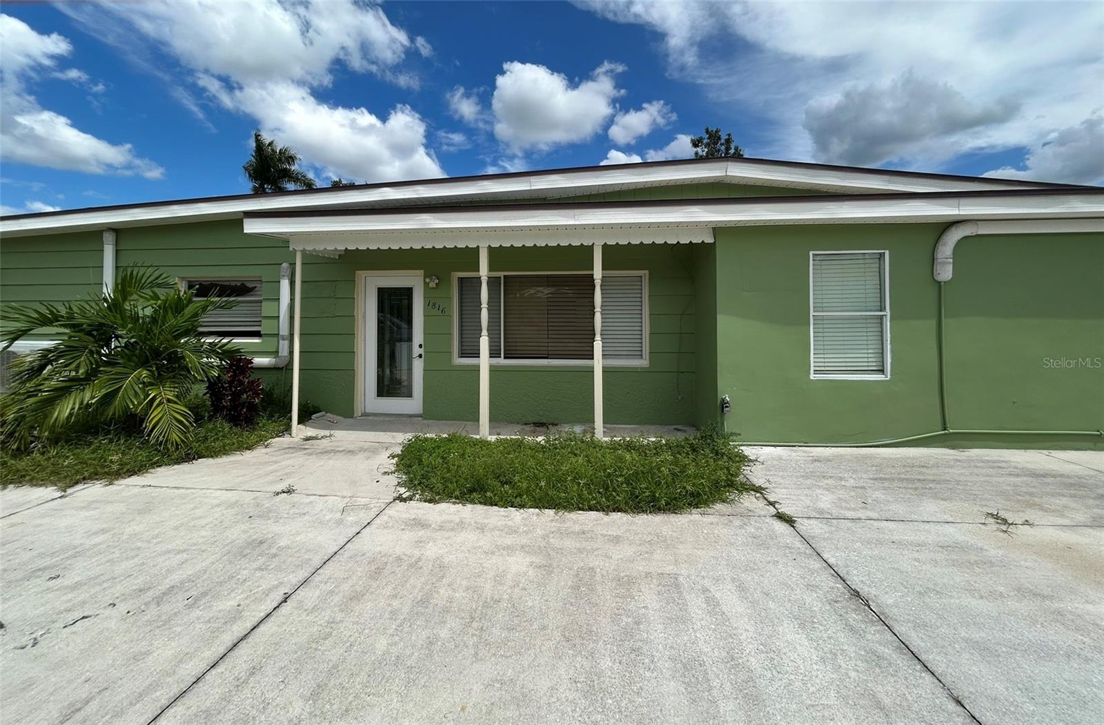Renovations are just about complete in this 2 bedroom, 1 bathroom home located in a well-maintained multiplex. This charming unit features updated finishes, fresh interiors, and a comfortable layout perfect for easy living. The 2 bedrooms are spacious, and the home features a large kitchen area. Lawn maintenance and water is included. Located just minutes from schools, downtown Punta Gorda, and shopping. Call to schedule your viewing of this lovely unit.