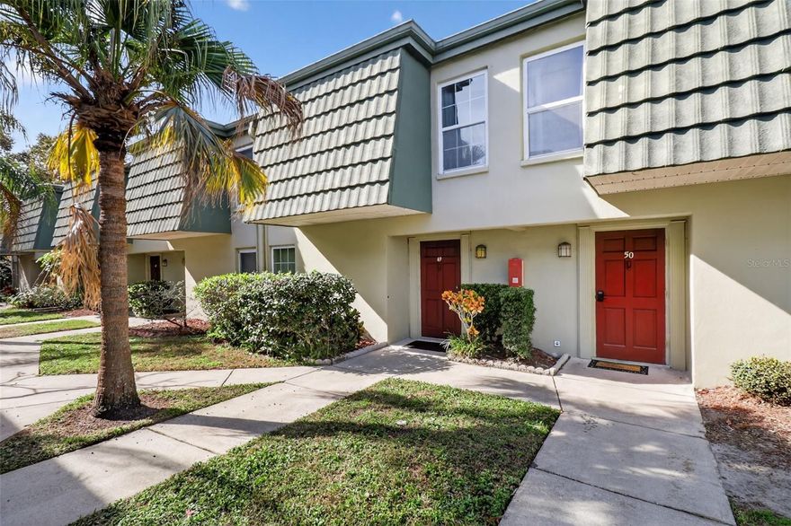 Opportunity Galore. Get this lovely townhome in NON flood area before someone else does. All Furniture Included. Welcome to Fountain Square Condo located in Clearwater, Florida, offers a 3 bedroom, 2.5 bathroom townhouse. The community is located off of North Highland Avenue, just south of Sunset Point Road. This home features a spacious master bedroom with ample walk in closet. Ensuite full bath in second Bedroom. Kitchen was tastefully renovated and appliances installed just five years ago. Fenced private backyard is a great outdoor space for grilling, and enjoying the beautiful weather of Florida. Assigned Parking spot exactly in front of the backyard door. For your enjoyment, a large swimming pool and a fitness center are conveniently located across from the building. The monthly condo fee includes water, sewer, trash, cable, exterior maintenance, insurance, pest control, pool Maintenance. Convenient Location across the street from Walmart Neighborhood Plaza with supermarket, breakfast place, gas station, restaurants, Planet Fitness, and medical centers. Few minute drive to Dunedin. Quiet and Pleasant complex with ample visitor parking.