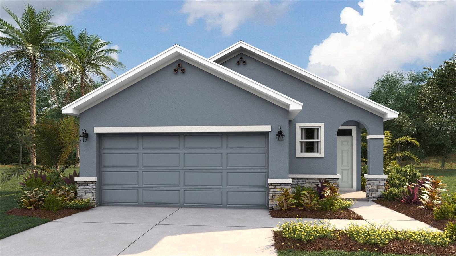 Under Construction. ALL CLOSING COSTS PAID, PAY & SPECIAL INTEREST RATES WITH OUR PREFERRED LENDER NOW UNTIL SEPTEMBER 28TH. This all-concrete block constructed, one-story, two-car garage home optimizes living space with an open concept kitchen situated between the living area and dining room. The kitchen, which overlooks the living area comes with all appliances, including a refrigerator, built-in dishwasher, electric range, and microwave. The living area includes extended tile. Bedroom 1, located at the back of the home for privacy, houses Bathroom 1. Two additional bedrooms share a second bathroom. The laundry room comes equipped with included washer and dryer. Pictures, photographs, colors, features, and sizes are for illustration purposes only and will vary from the homes as built. Home and community information including pricing, included features, terms, availability and amenities are subject to change and prior sale at any time without notice or obligation.